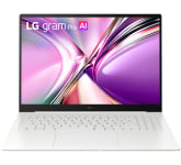 LG gram Pro Copilot+ PC Laptop 16-Inch AMD Ryzen AI 7 450 32GB RAM 2TB SSD in Aerominum White - 16Z95U-G.AU82U1