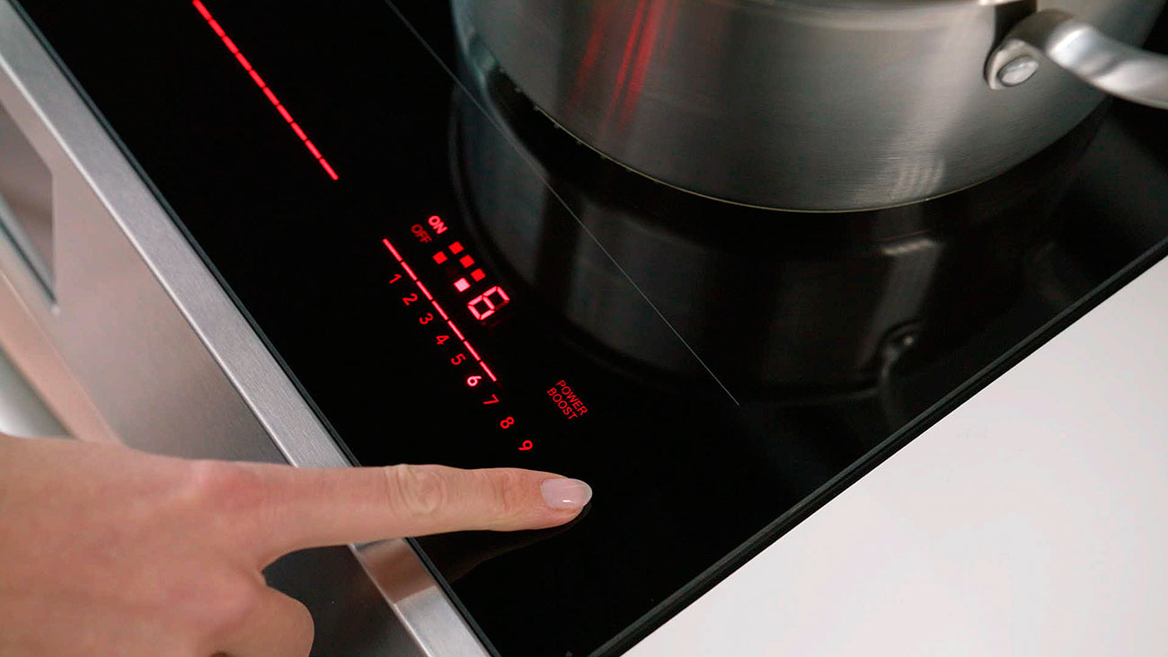 Angled View of Induction Surface Display