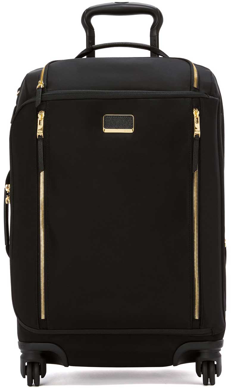 Front view of tumi leger carry on 