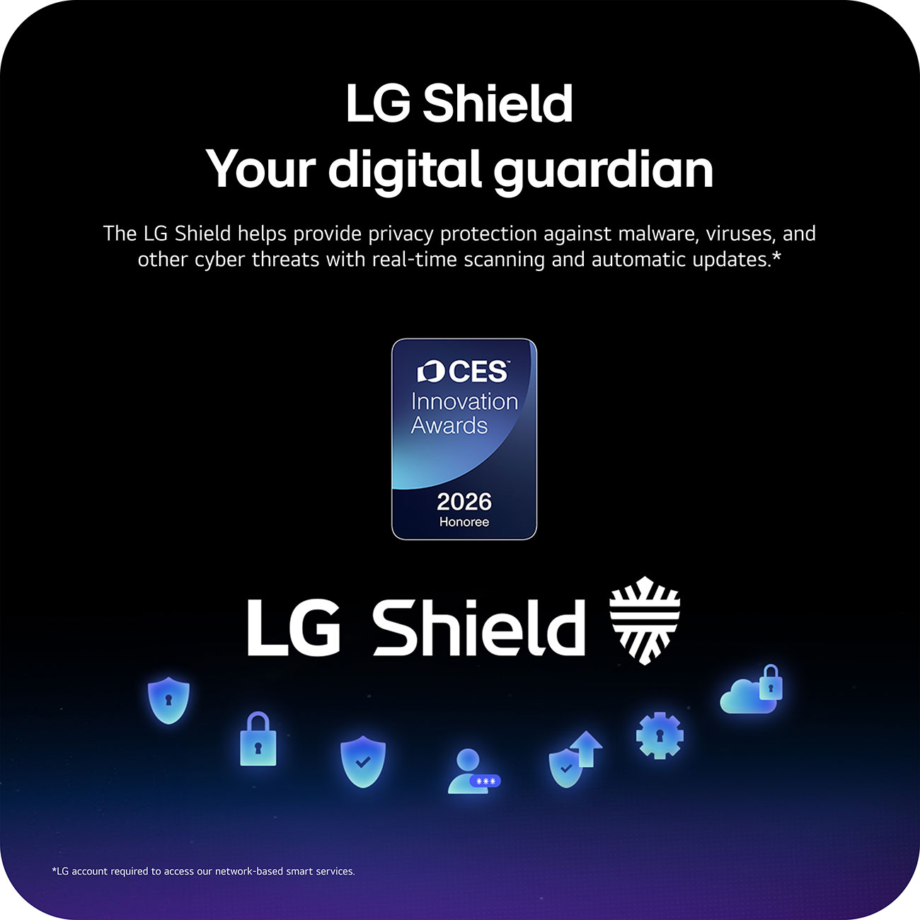 Infographic View of LG OLED LG Shield Feature