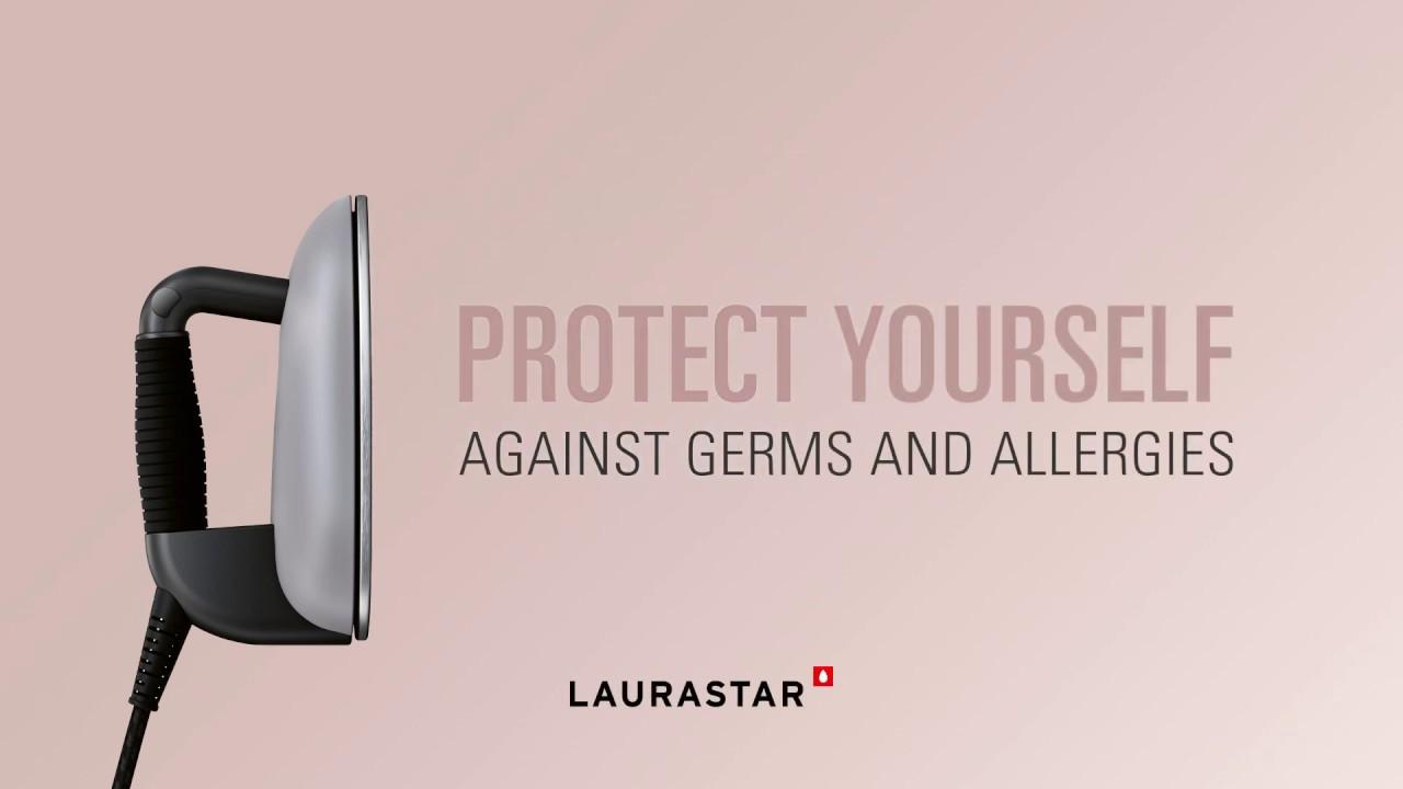 Watch Laurastars steam kills germs and prevents allergies