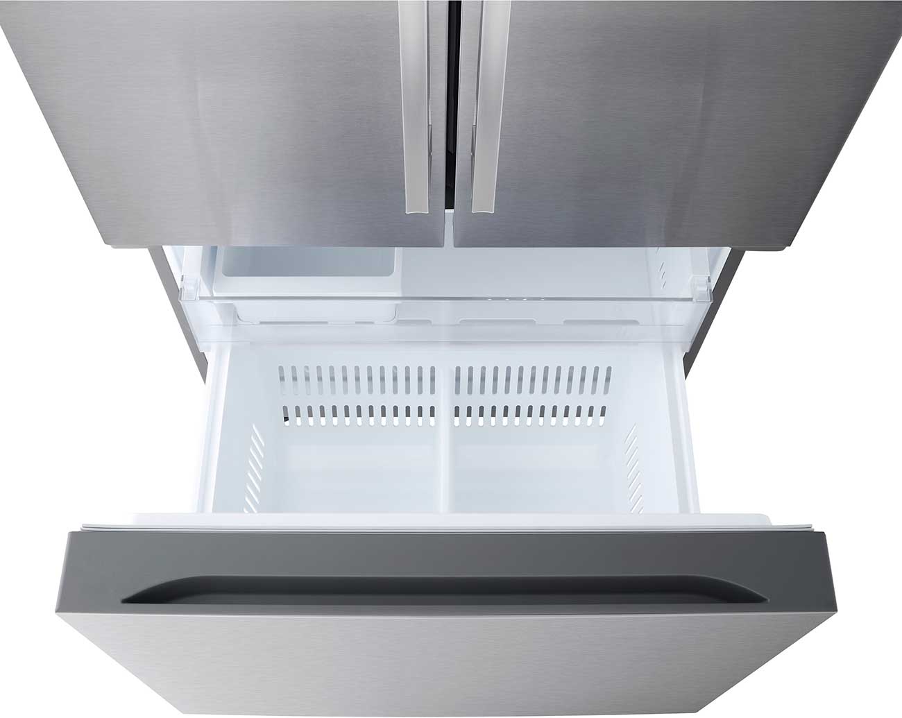 Freezer front view of LG Refrigerator