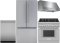 Thumbnail Image: Thermador Stainless French Door Refrigerator & 36" Gas Range Package