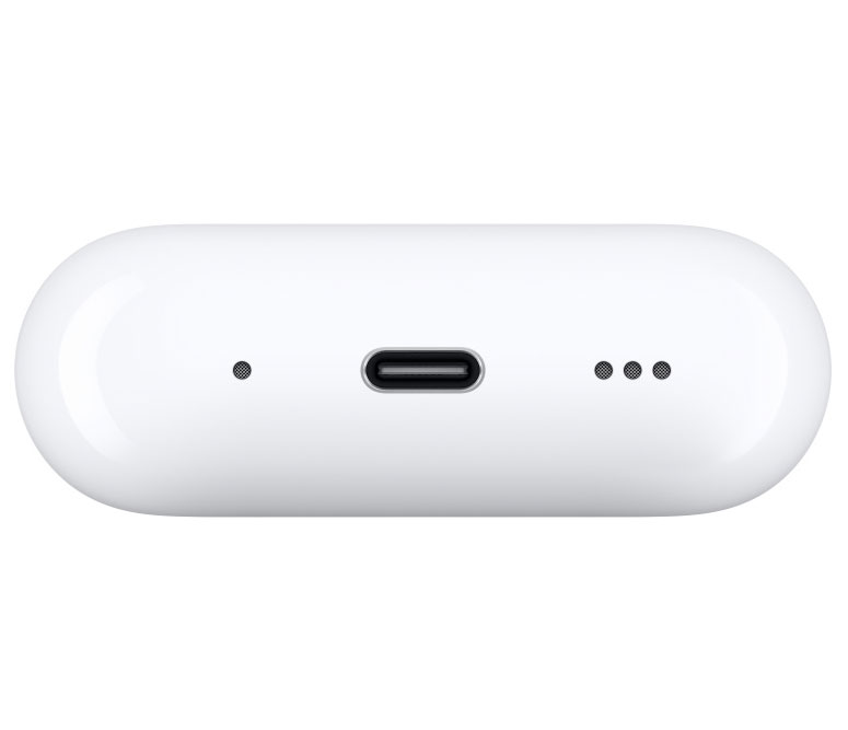 Bottom View Image of Airpods over Case