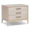 Four Hands Rosenell Nightstand with 3 Drawers in Natural Oak Veneer