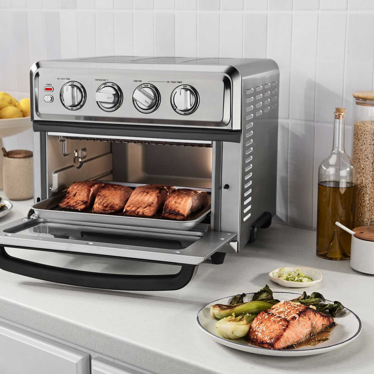 Air Fryer Toaster Oven in Kitchen Setting 2