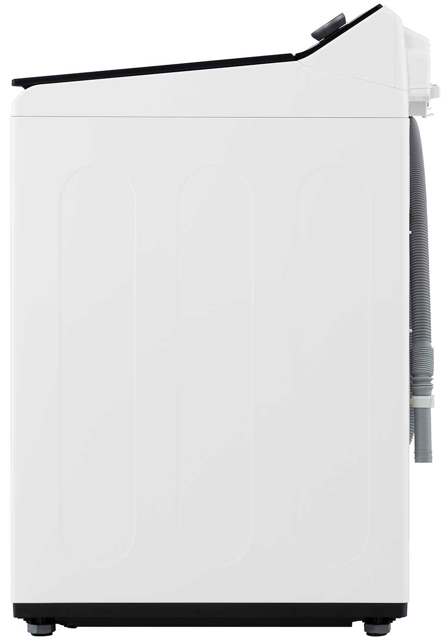 Side view of LG Top Load Washer