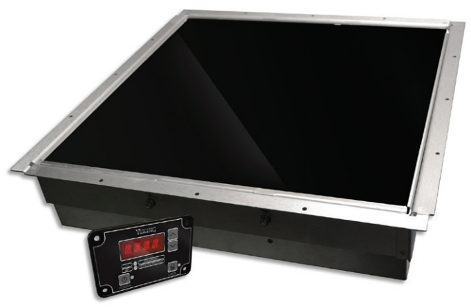 Viking 5 Series 18" Black Glass With Stainless Frame Undercounter Incogneeto Induction Warmer