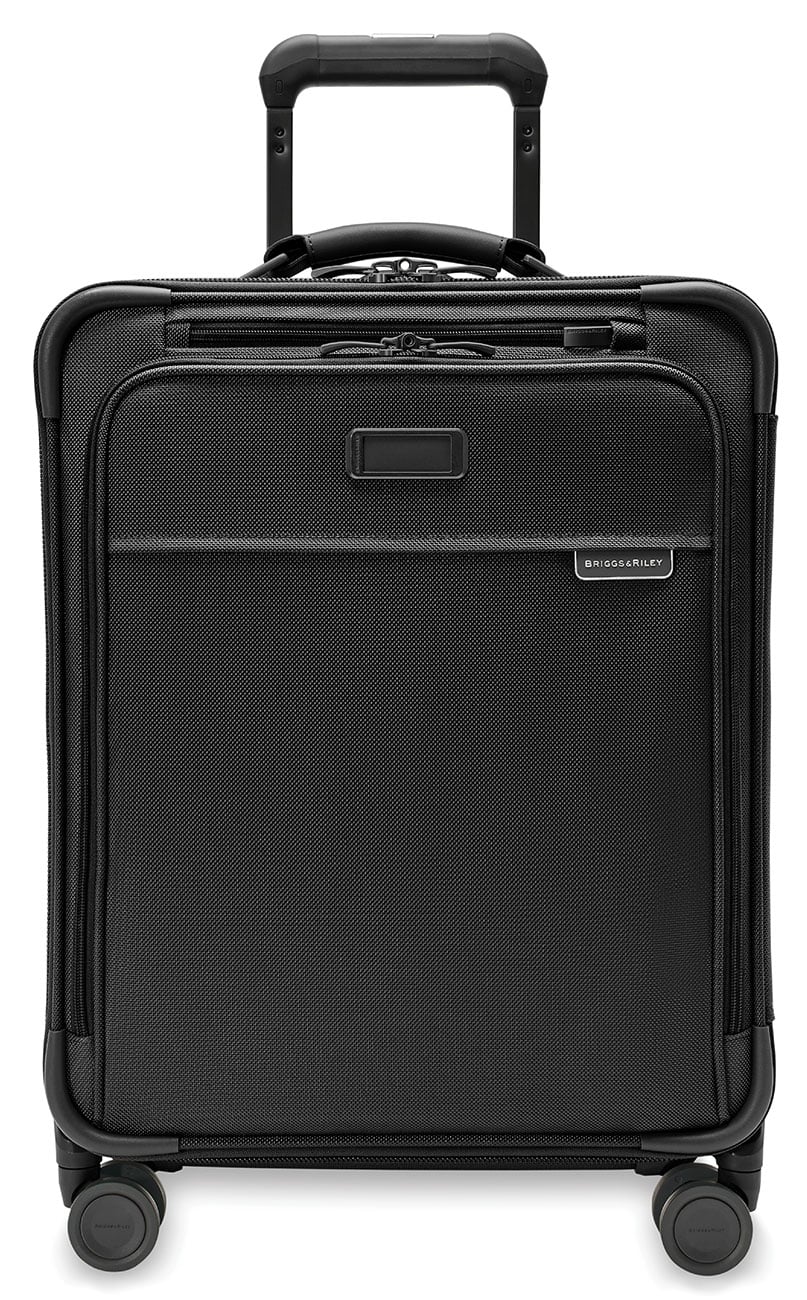BRIGGS-AND-RILEY-BASELINE-BLK-GLOBAL-CARRY-ON-BLU121CXSPW-4 - Front