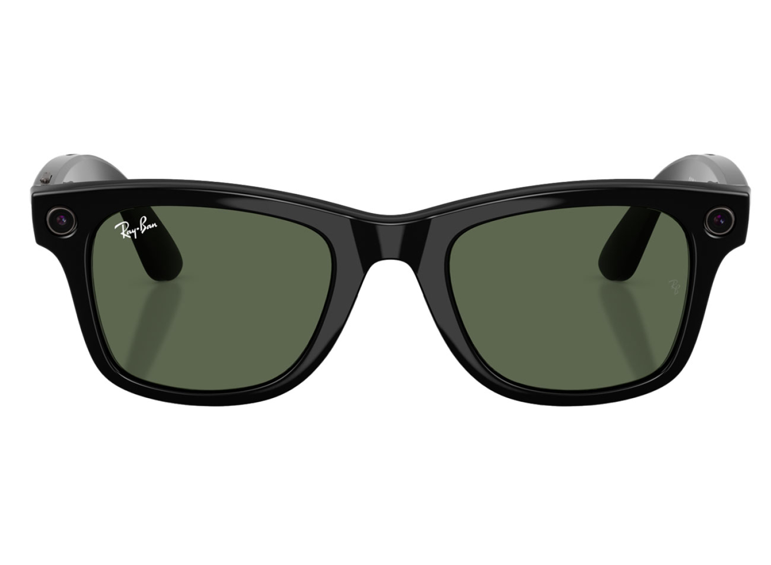 Pause Ray Ray-Ban Meta Wayfarer Sunglasses (Gen 2) 50mm, Shiny Black