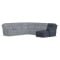 Flexsteel Sawyer RAF Power Reclining Chaise with Power Headrest and Lumbar in Marine Leather