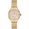 Michele Meggie 18K Gold-Plated Diamond Stainless Steel Watch, 29mm