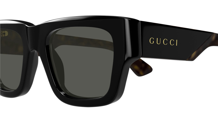 Gucci Lettering Sunglasses 52mm with Grey Lenses - GG1668S001 display picture 3