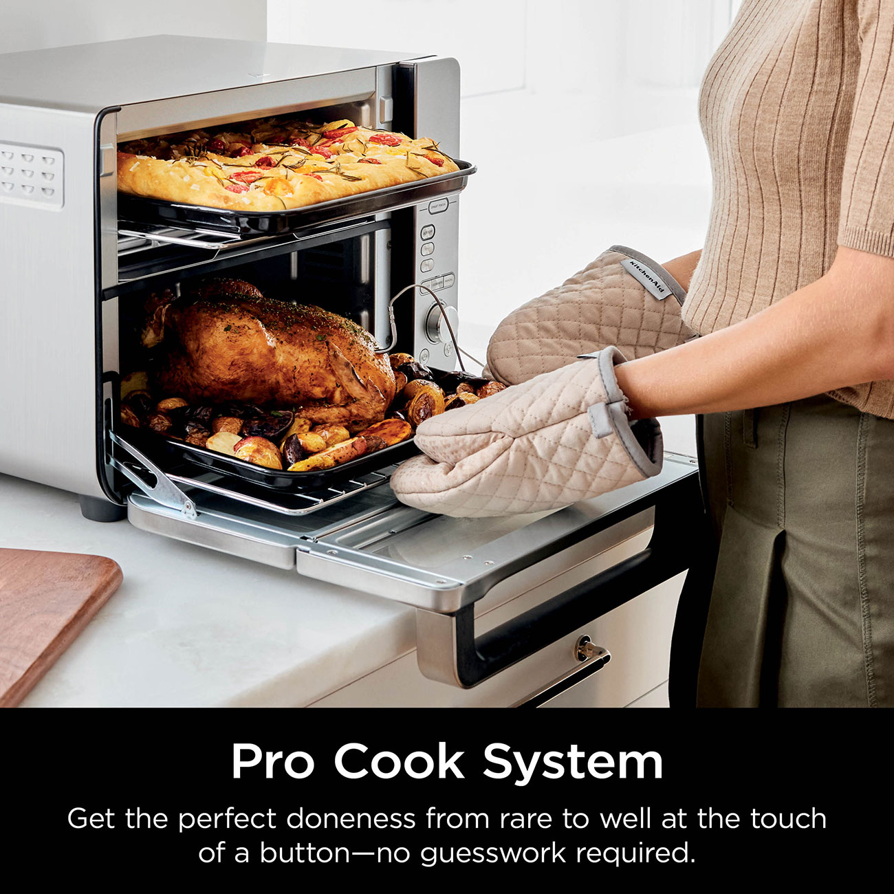 Front View of Ninja Air Fryer Pro Cook System Feature