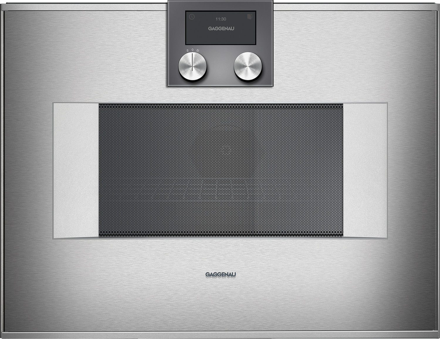 Gaggenau 400 Series 24" Stainless Steel Left-Hinge Combi-Microwave Oven