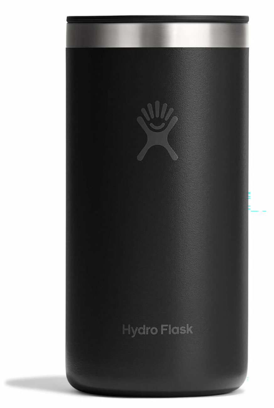 Front view of Hydro Flask 16 Oz Coffee Cup in Black
