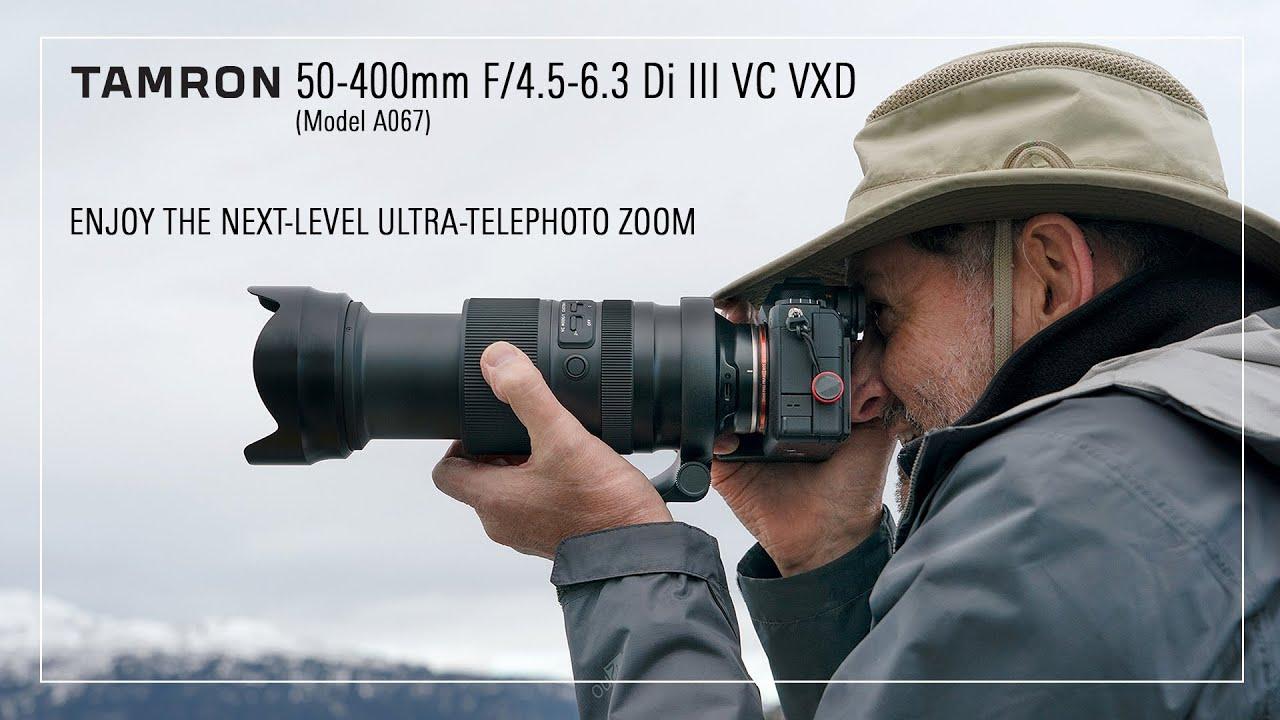 Watch New Tamron 50-400mm Di III VC VXD 8X standard to ultra zoom lens for Sony mirrorless