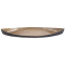 Howard Elliott Jordan Aluminum Canoe Tray in Metallic Gold with Matte Graphite Finish