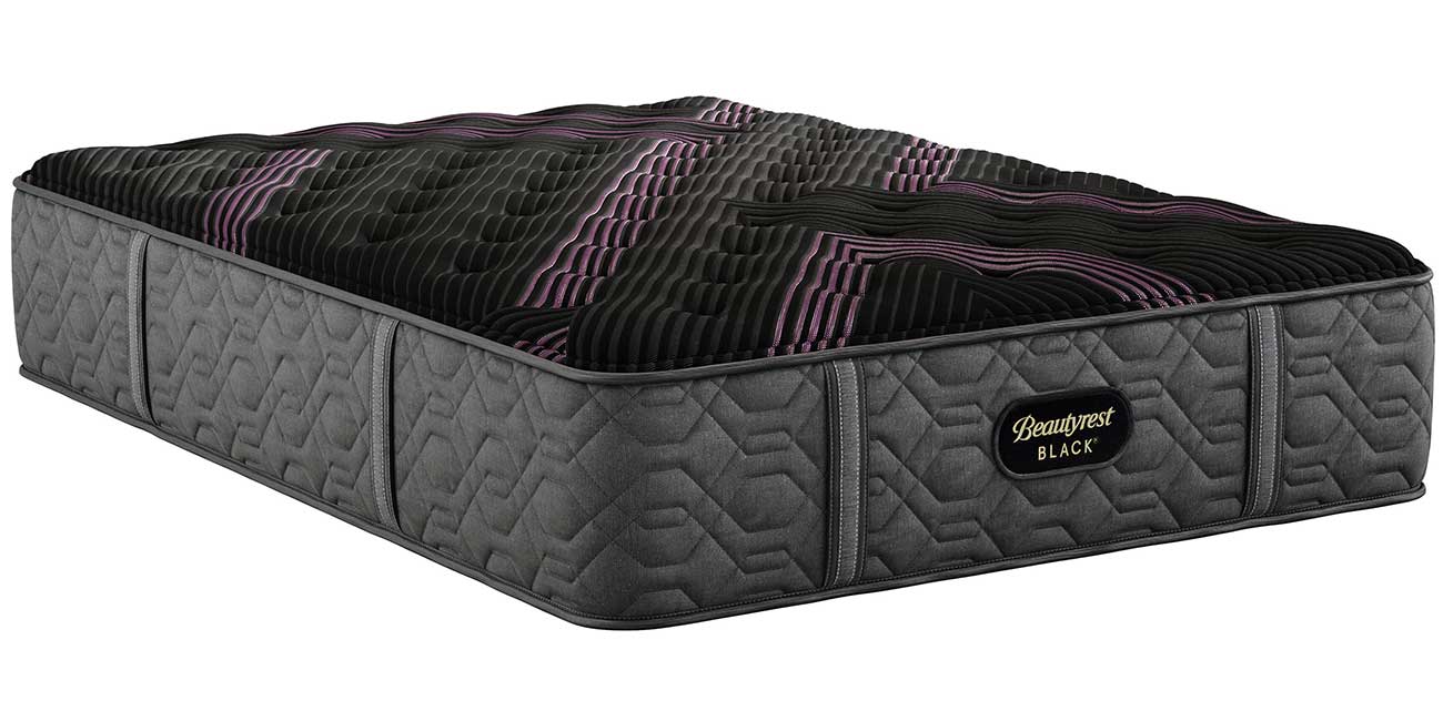 Angled view of beatuyrest series 2 medium mattresses in king
