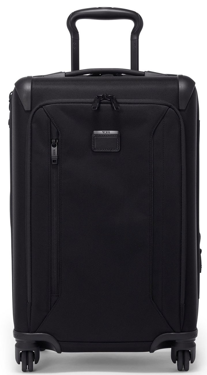 Main View Of TUMI Aerotour International Expandable 4 Wheeled Carry-On in Black