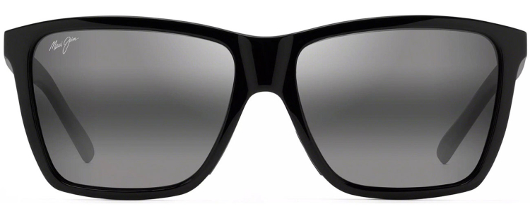 Maui Jim - Cruzem polarized black gloss sunglasses Maui Jim Cruzem Polarized Rectangular Black Gloss Sunglasses  main image 4