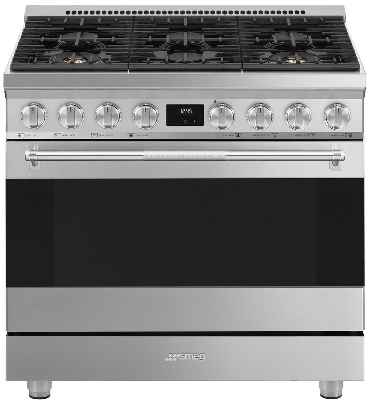 Smeg Professional 36" Stainless Steel Gas Range Abt