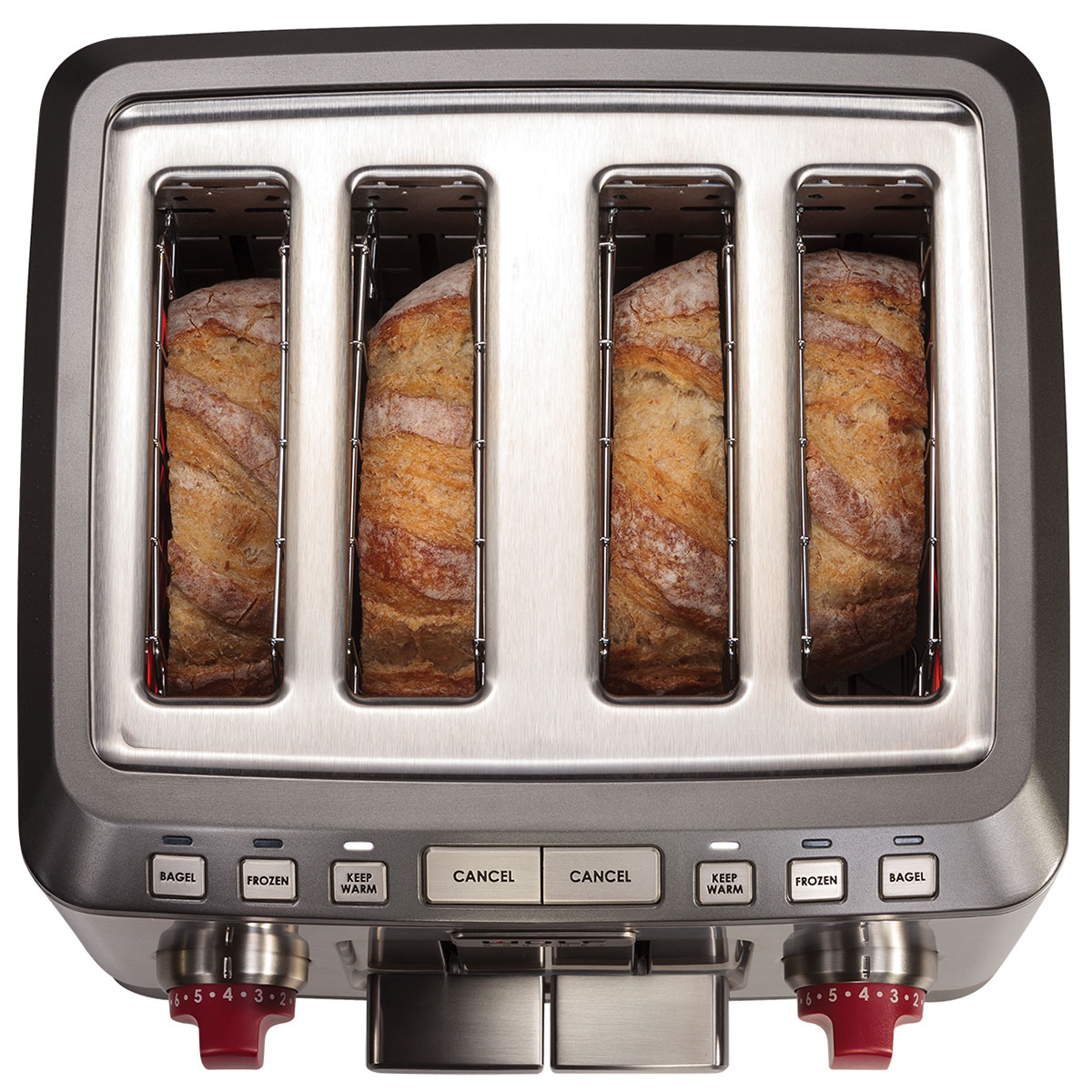 Wolf Gourmet 4 Slice Stainless Steel Toaster WGTR154S Abt