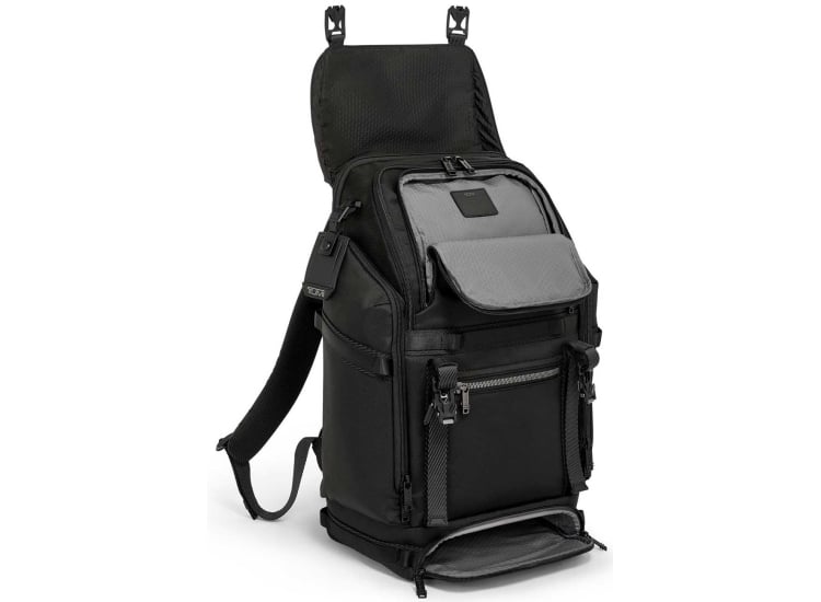 tumi alpha flap backpack TUMI BRAVO Surveillance leather Surveillance 5% polyester TUMI Alpha Bravo Black Expedition