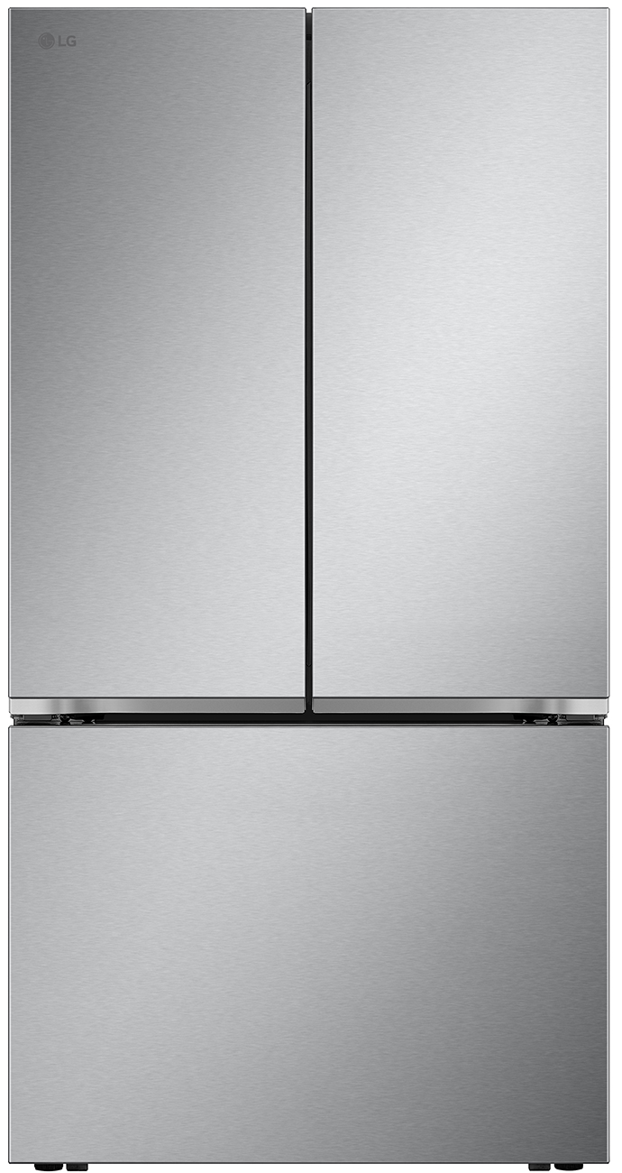 Main Front View of LG Refrigerator in Stainless Steel
