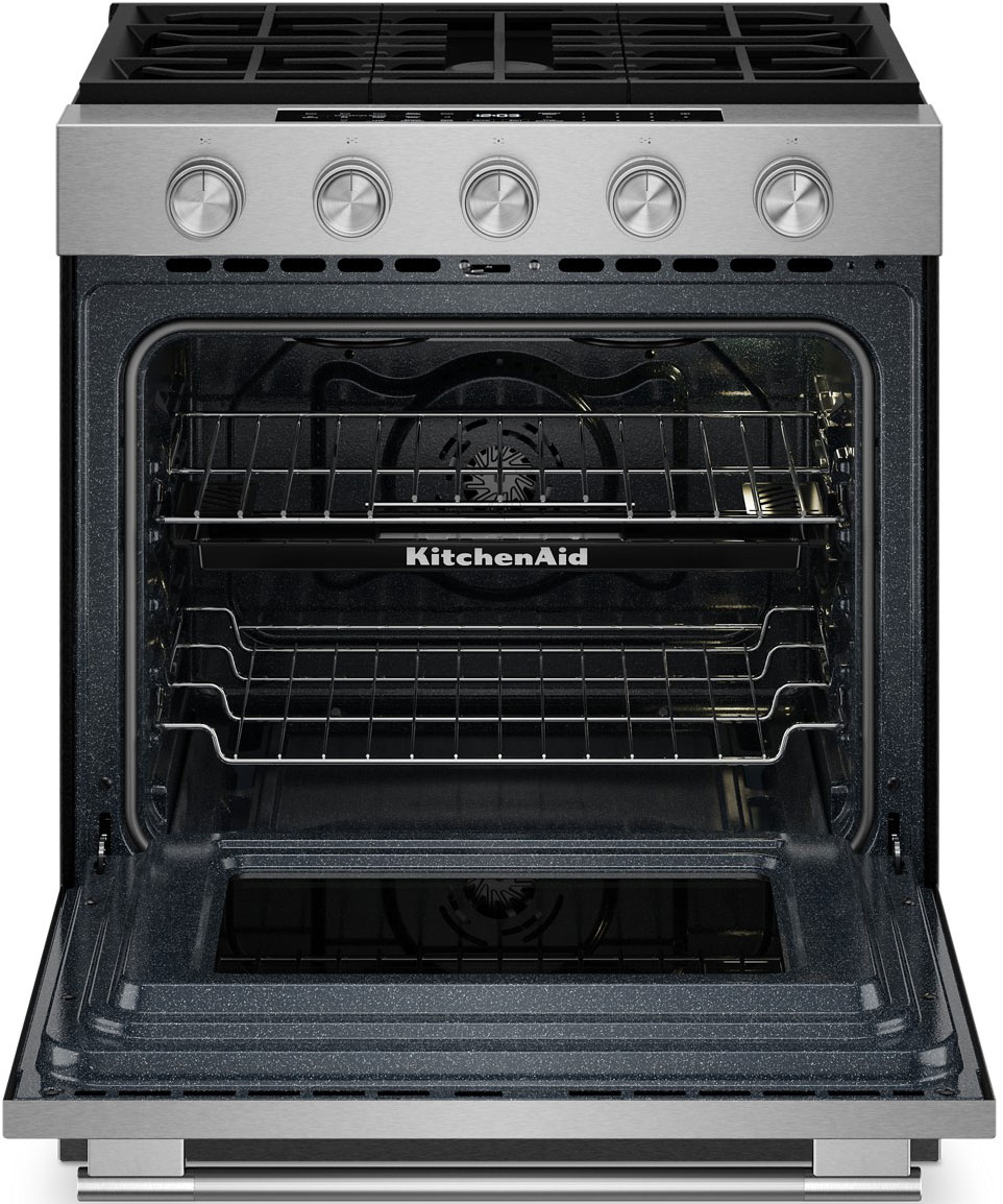KitchenAid - KSGS530SPS - Slide-In Gas Ranges
