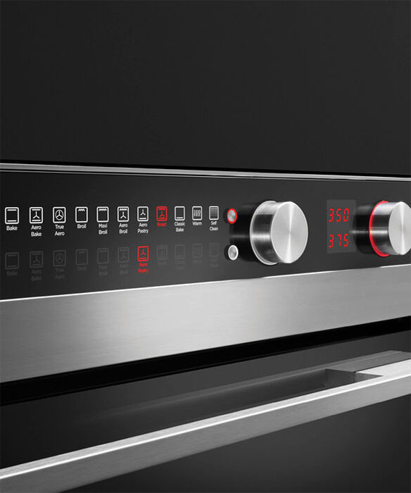 Fisher & Paykel OB30DDEPX3 N 30" Black Glass Double BuiltIn Oven Abt