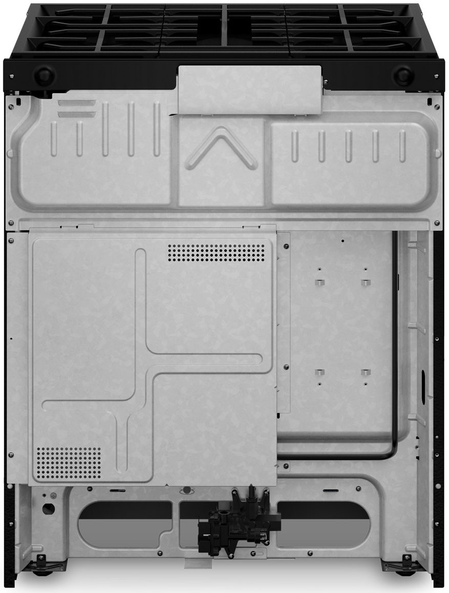 Back view of KitchenAid Gas Range