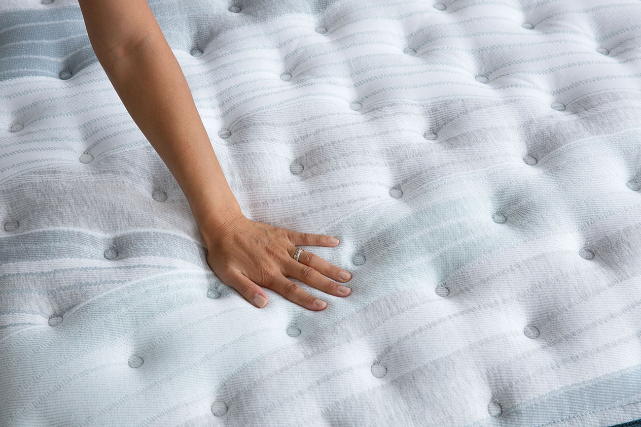 View of beauty rest mattress touch