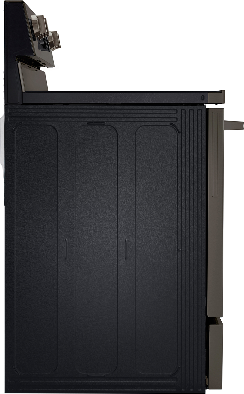 Side View of LG Electric Range