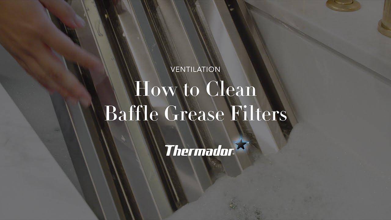 Watch How to Clean Thermador Ventilation Baffle Grease Filters