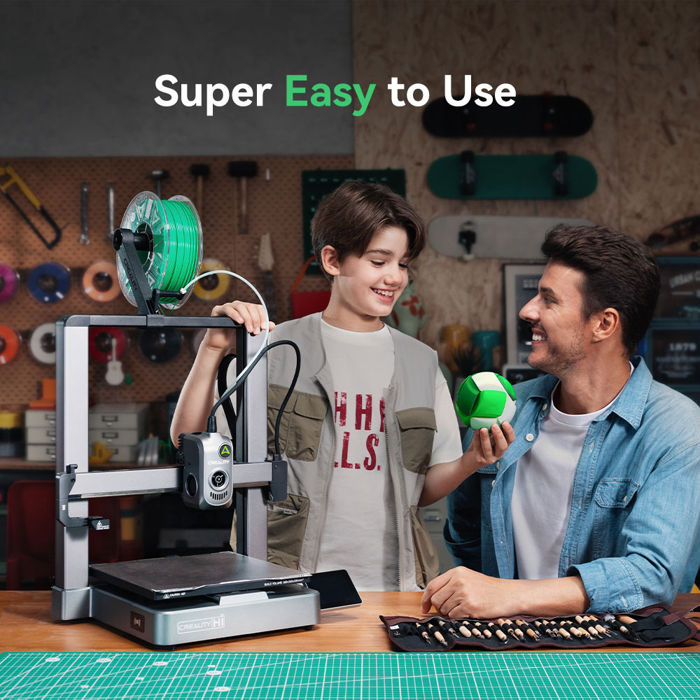 Infographic View of Creality 3D Printer Easy to Use