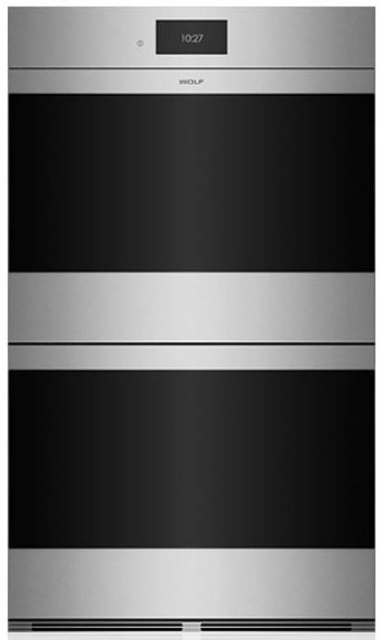 Wolf M Series Contemporary 30" Stainless Steel Built-In Double Oven