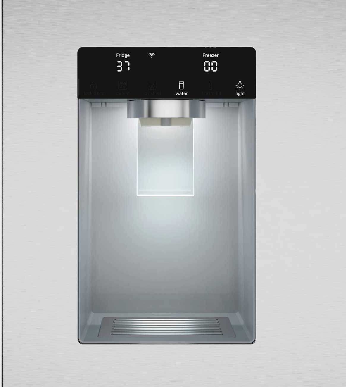 Dispenser view of Bosch Refrigerator