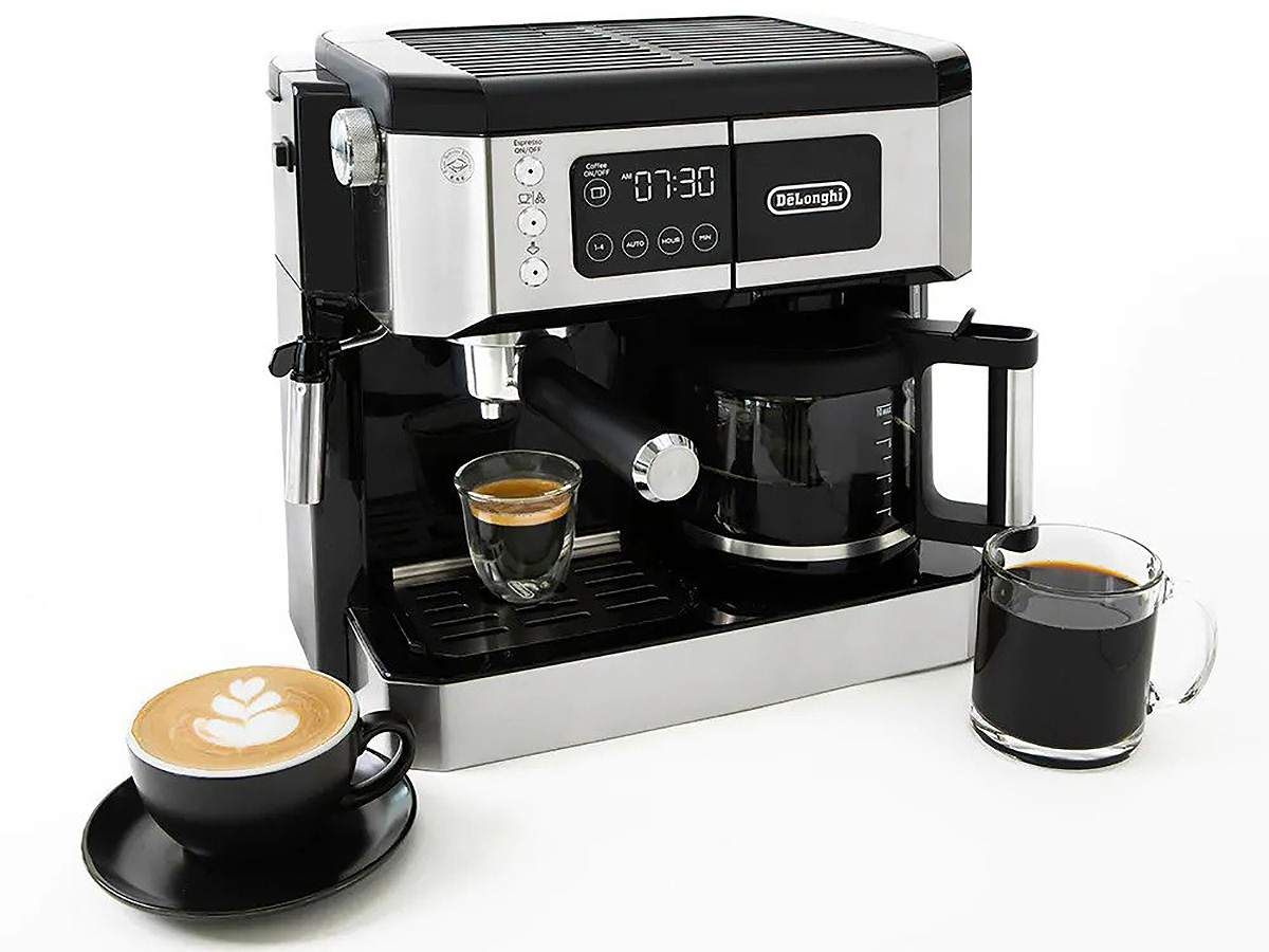 Front Top Angled View Image of Coffee Maker