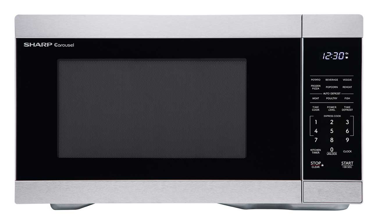 Front view of Countertop Microwave