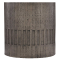 Bernhardt Miramar Outdoor Side Table in Dark Charcoal