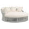 Sunset West Miami Daybed in Silver Grey | Echo Ash Sunbrella
