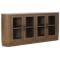 Classic Home Vander Buffet Solid Wood with 4 Doors in Tawny Brown