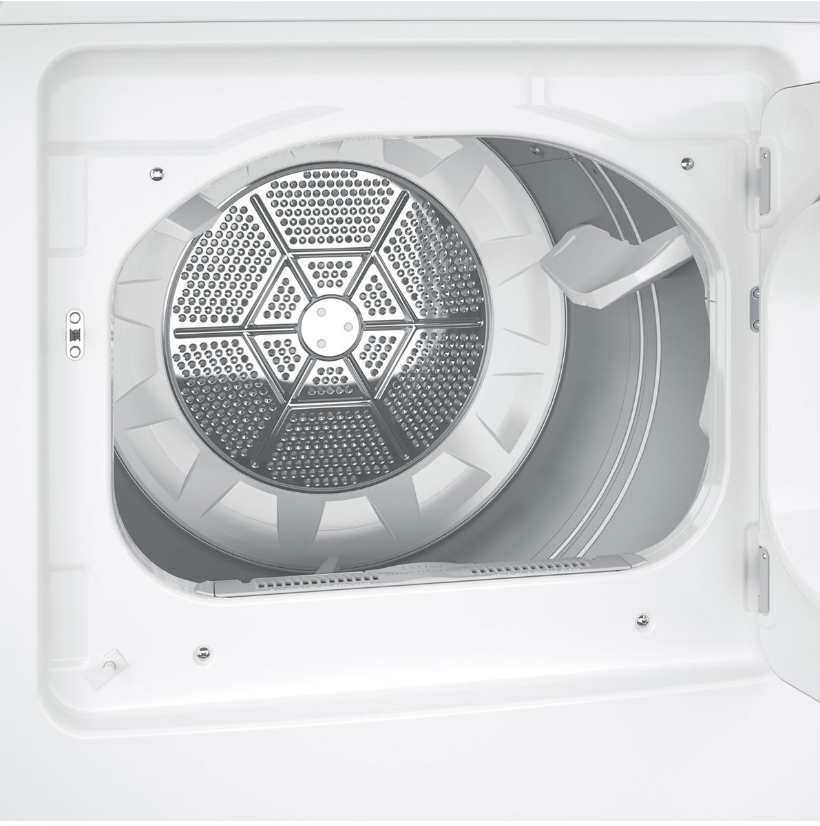 GE 7.2 Cu. Ft. White Electric Dryer with Auto Dry Abt