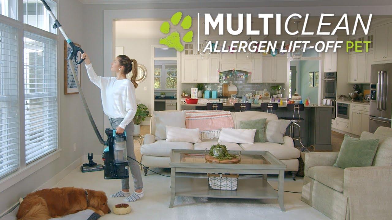 Watch BISSELL MultiClean Allergen Lift-Off Pet Feature Overview