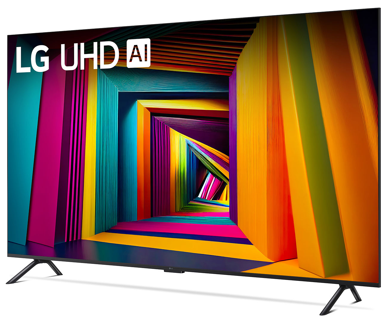 Front Right View of LG TV 