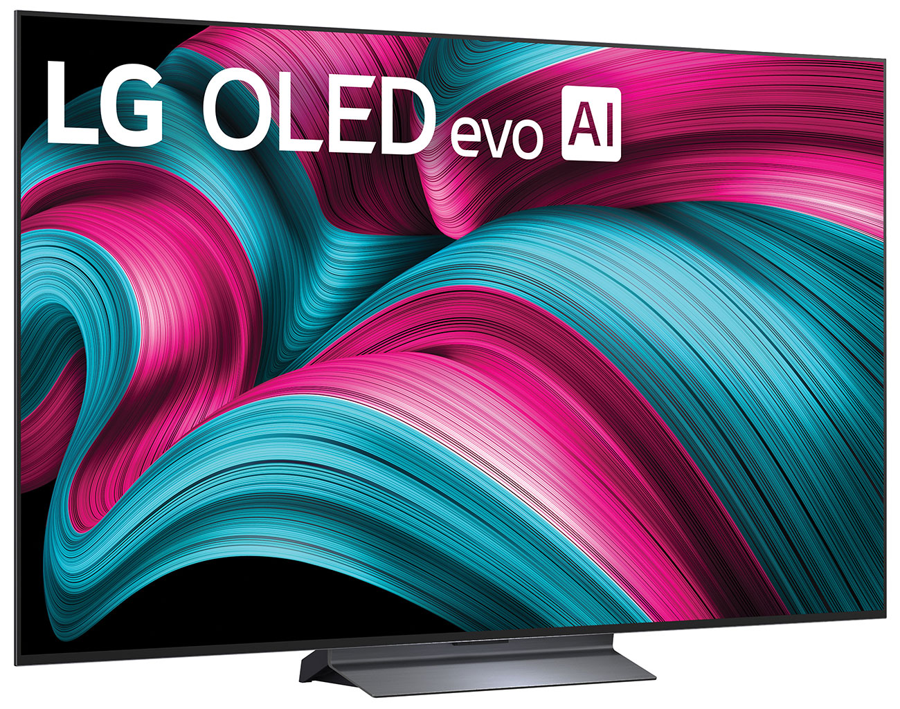Front Left View of LG OLED 4K Smart TV 