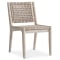 Bernhardt Atlas Outdoor Side Chair in Sea Oat Teak|Pampas Wicker