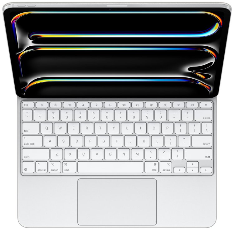 Apple Magic Keyboard for iPad Pro 13-Inch (M4) White MWR43LL/A