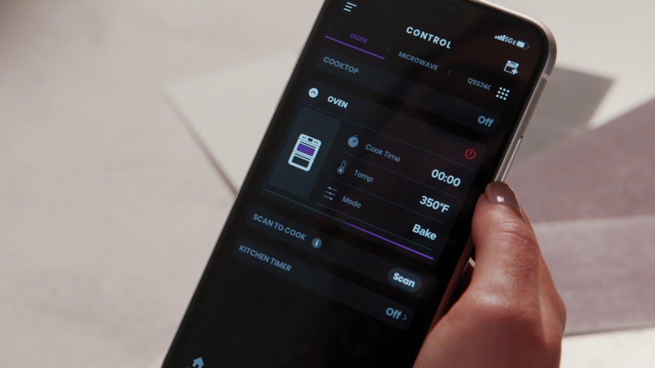 Watch GE Profile Electric Range  Built-In WiFi